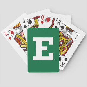 Eastern Michigan - E Logo Poker Cards