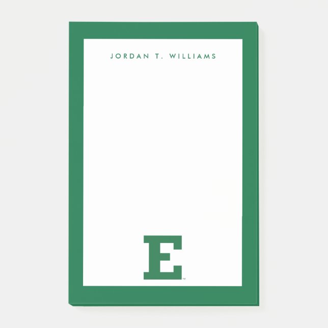 Eastern Michigan - E Logo  Post-it Notes (Front)