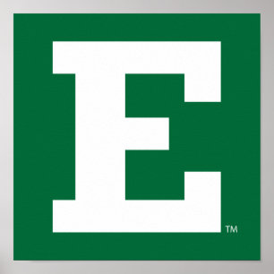 Eastern Michigan - E Logo  Poster