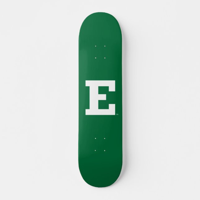 Eastern Michigan - E Logo  Skateboard (Front)