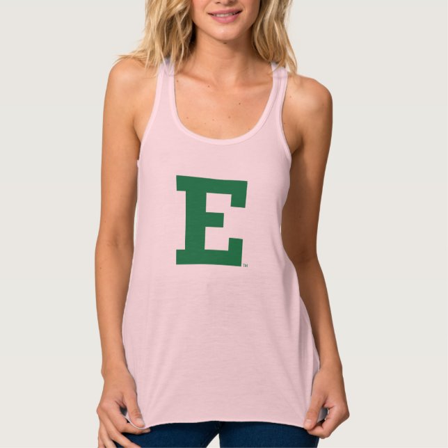 Eastern Michigan - E Logo  Tank Top (Front)