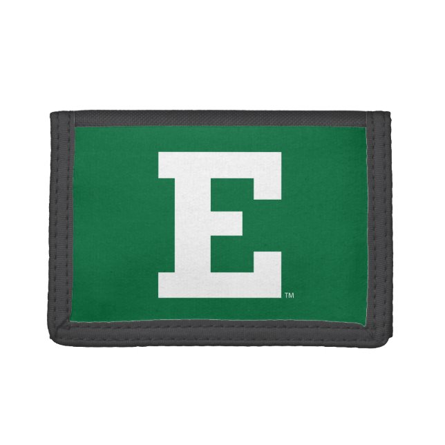Eastern Michigan - E Logo  Trifold Wallet (Front)