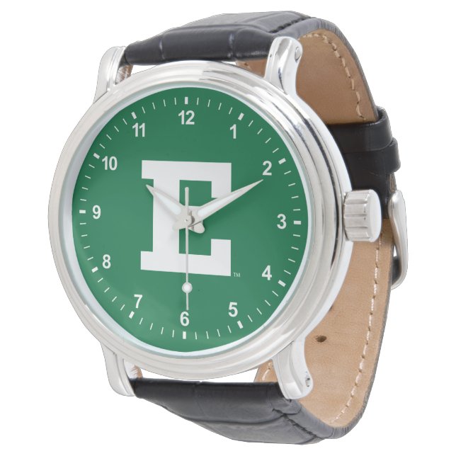 Eastern Michigan - E Logo  Watch (Angled)