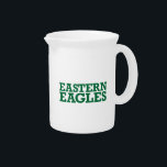 Eastern Michigan Eagles Wordmark Beverage Pitcher<br><div class="desc">Check out these Eastern Michigan designs! Show off your Eagles pride with these new University products. These make the perfect gifts for the Eastern Michigan student,  alumni,  family,  friend or fan in your life. All of these Zazzle products are customizable with your name,  class year,  or club. Go Eagles!</div>