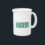 Eastern Michigan Eagles Wordmark Beverage Pitcher<br><div class="desc">Check out these Eastern Michigan designs! Show off your Eagles pride with these new University products. These make the perfect gifts for the Eastern Michigan student,  alumni,  family,  friend or fan in your life. All of these Zazzle products are customizable with your name,  class year,  or club. Go Eagles!</div>