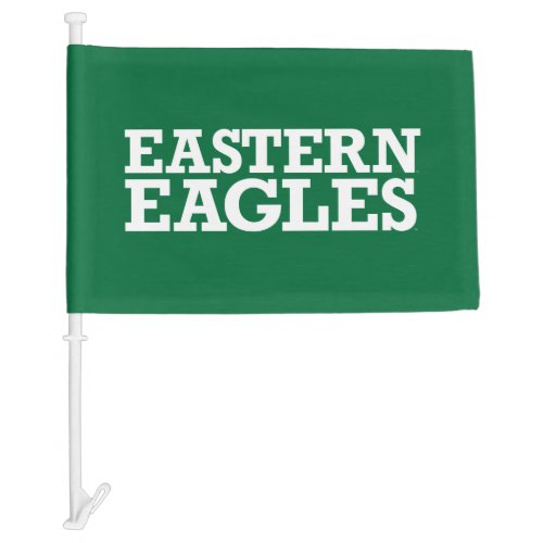 Eastern Michigan Eagles Wordmark Car Flag