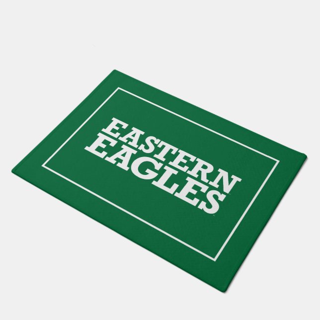 Eastern Michigan Eagles Wordmark Doormat (Angled)