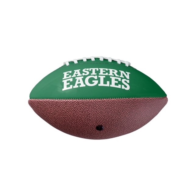 Eastern Michigan Eagles Wordmark Football (Rotated 270)