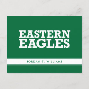 Eastern Michigan Eagles Wordmark Invitation Postcard