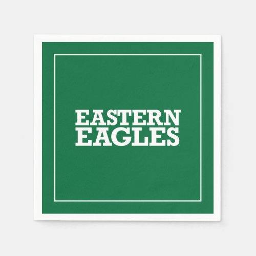 Eastern Michigan Eagles Wordmark Napkins