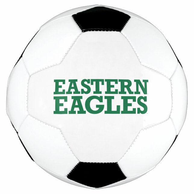 Eastern Michigan Eagles Wordmark Soccer Ball (Front)