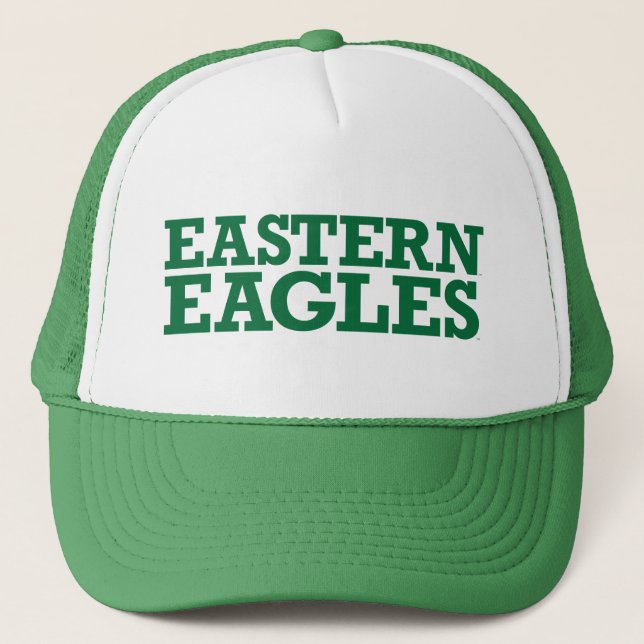 Eastern Michigan Eagles Wordmark Trucker Hat (Front)