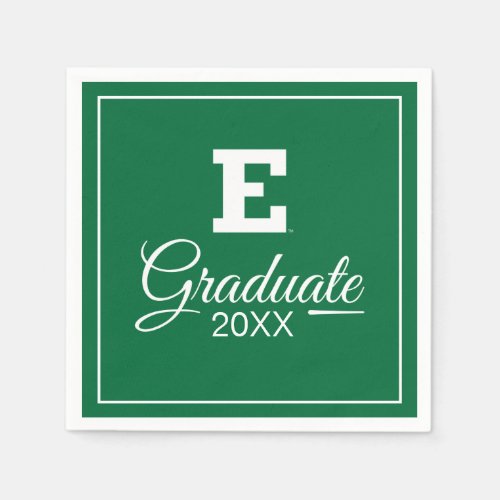 Eastern Michigan Graduate Napkins