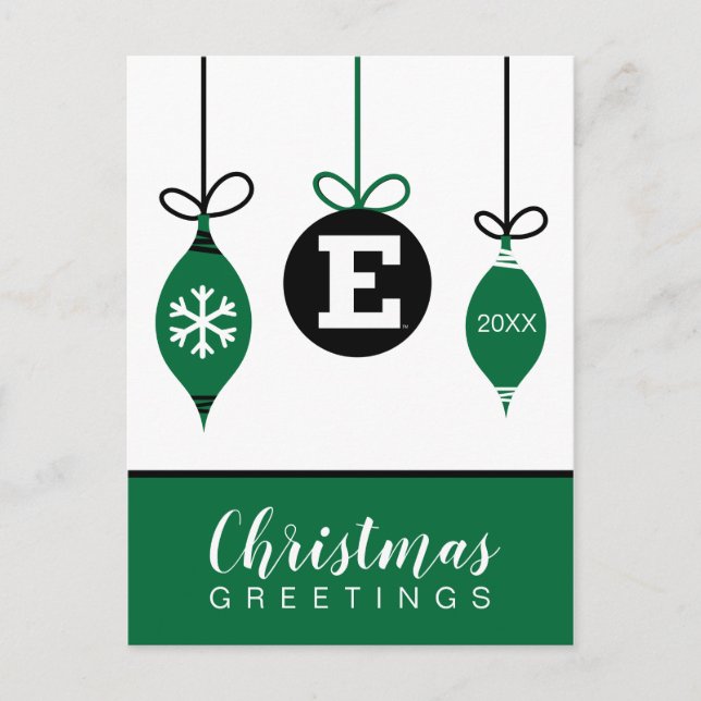 Eastern Michigan Holiday Postcard (Front)