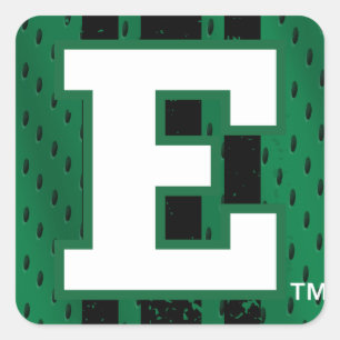 Eastern Michigan Jersey Square Sticker