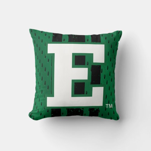 Eastern Michigan Jersey Throw Pillow