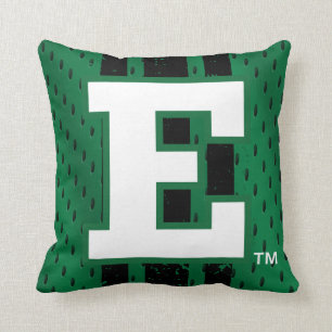 Eastern Michigan Jersey Throw Pillow
