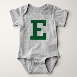 Eastern Michigan Logo Baby Bodysuit