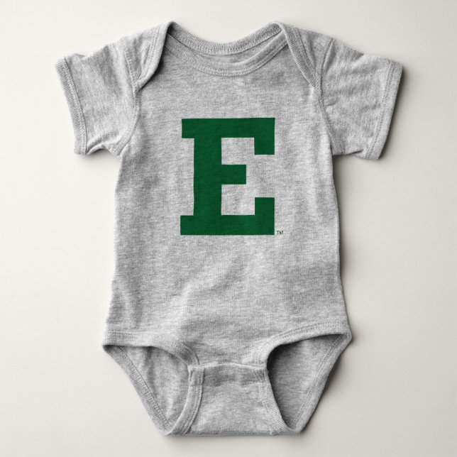 Eastern Michigan Logo Baby Bodysuit (Front)