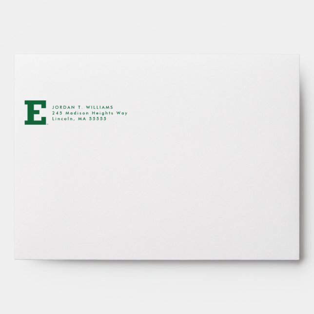 Eastern Michigan Logo Envelope (Front)