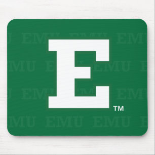 Eastern Michigan Logo Watermark Mouse Pad