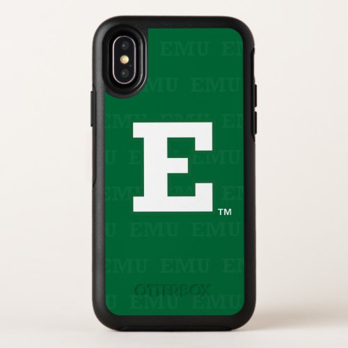 Eastern Michigan Logo Watermark OtterBox Symmetry iPhone XS Case