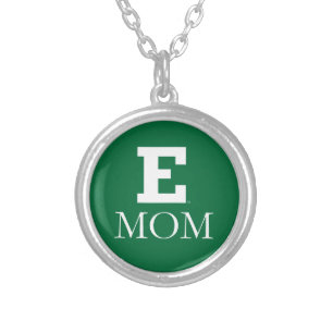 Eastern Michigan Mom Silver Plated Necklace