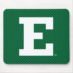 Eastern Michigan Polka Dot Pattern Mouse Pad