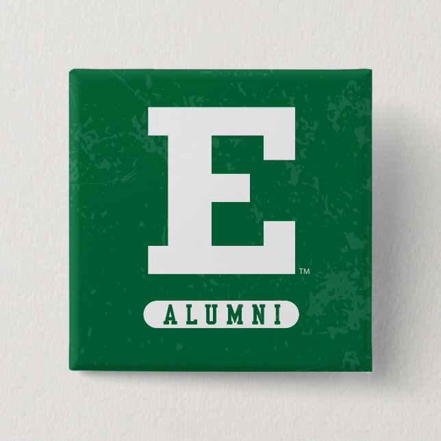 Eastern Michigan State Distressed Button (Front)
