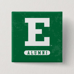 Eastern Michigan State Distressed Button