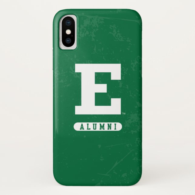 Eastern Michigan State Distressed Case-Mate iPhone Case (Back)