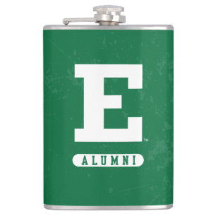 Eastern Michigan State Distressed Flask