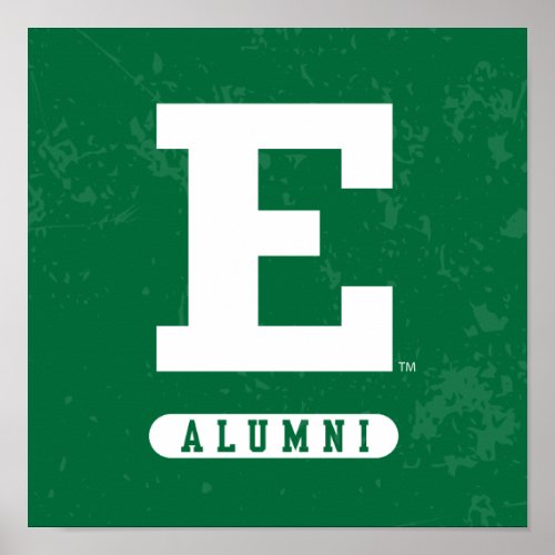 Eastern Michigan State Distressed Poster