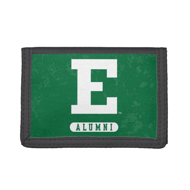 Eastern Michigan State Distressed Trifold Wallet (Front)