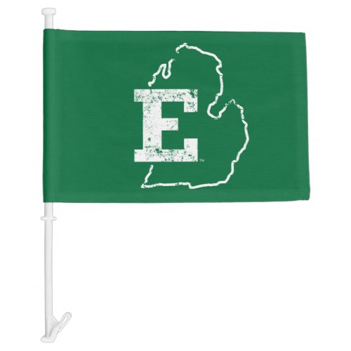 Eastern Michigan State Love Car Flag