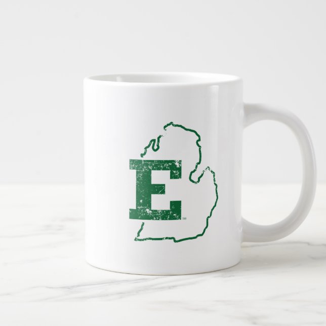 Eastern Michigan State Love Giant Coffee Mug (Right)