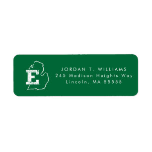 Eastern Michigan State Love Label