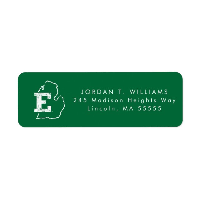 Eastern Michigan State Love Label (Front)