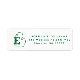 Eastern Michigan State Love Label