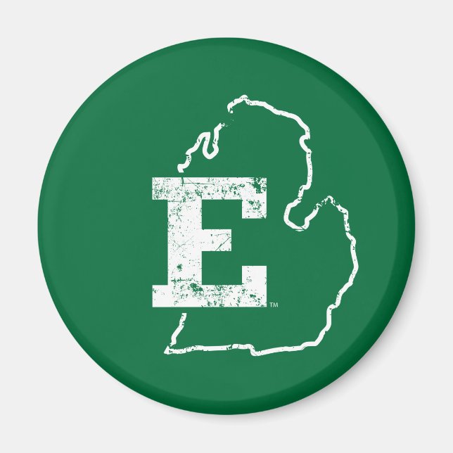 Eastern Michigan State Love Magnet (Front)