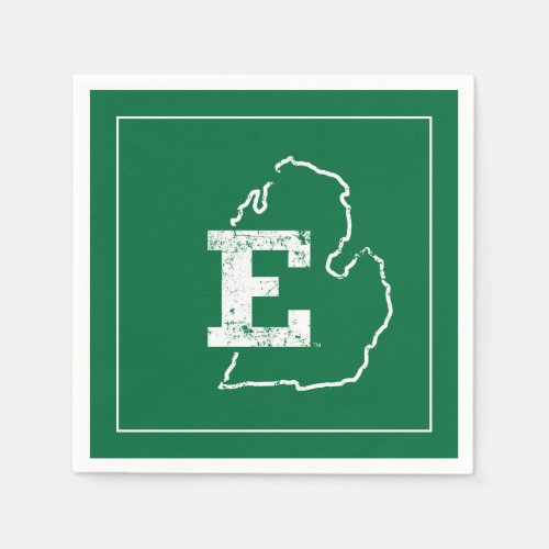 Eastern Michigan State Love Napkins