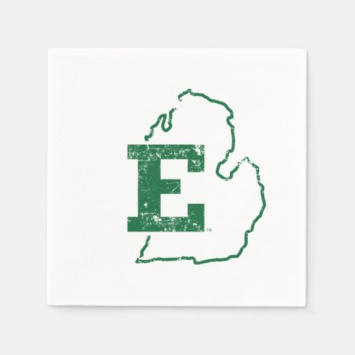 Eastern Michigan State Love Napkins