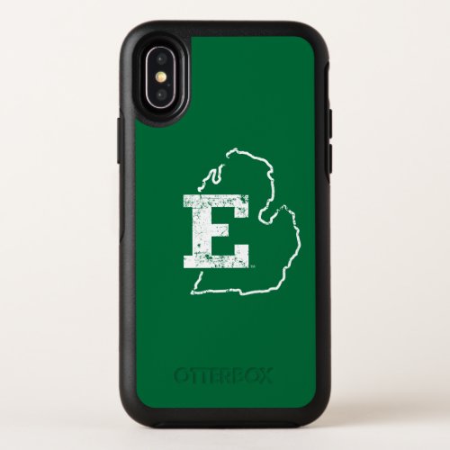 Eastern Michigan State Love OtterBox Symmetry iPhone XS Case