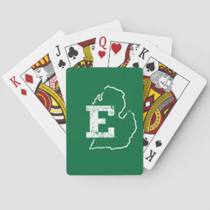 Eastern Michigan State Love Poker Cards