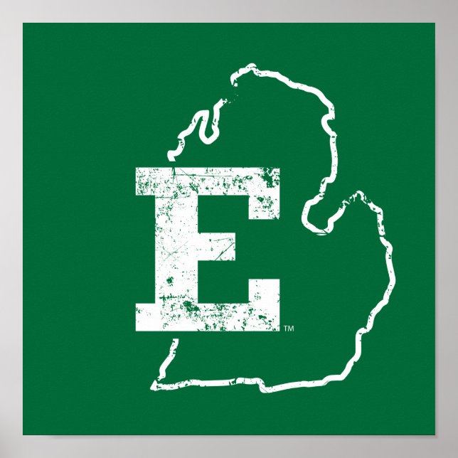 Eastern Michigan State Love Poster (Front)