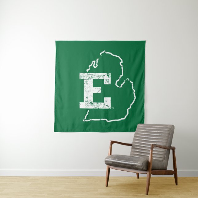 Eastern Michigan State Love Tapestry (In Situ)