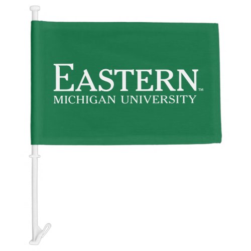 Eastern Michigan University Car Flag