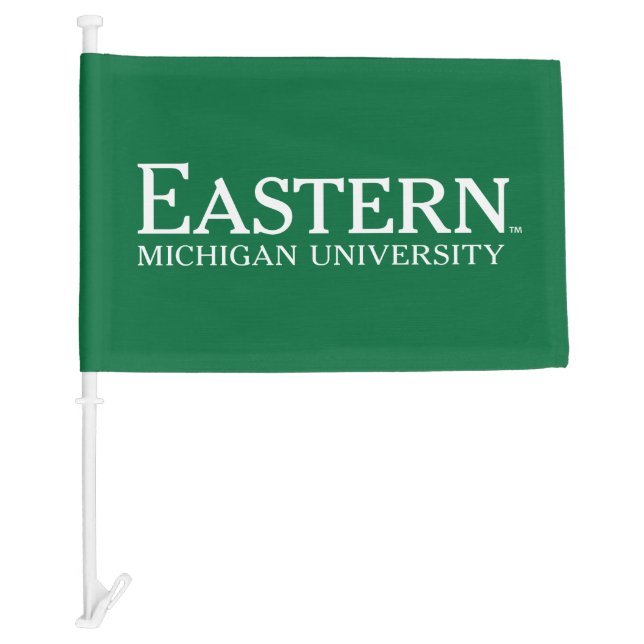Eastern Michigan University Car Flag (Front)