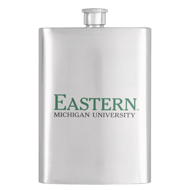 Eastern Michigan University Flask (Front)