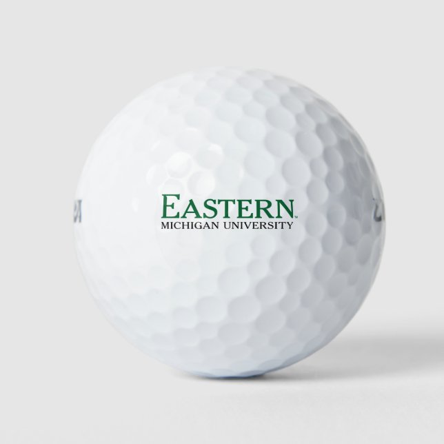 Eastern Michigan University Golf Balls (Front)